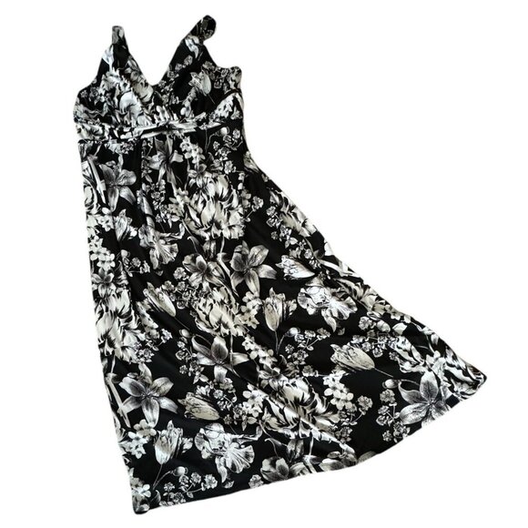 John Paul Richard Floral Printed Maxi Dress Women's PLUS Size 1X - Picture 1 of 8